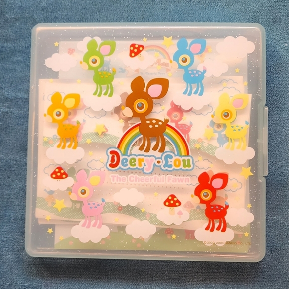 Sanrio Other - Rare Vintage Sanrio Deery-Lou Stationary set with cute box